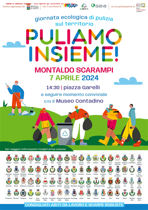 07/04/2024 - Giornata ecologica di pulizia sul territorio